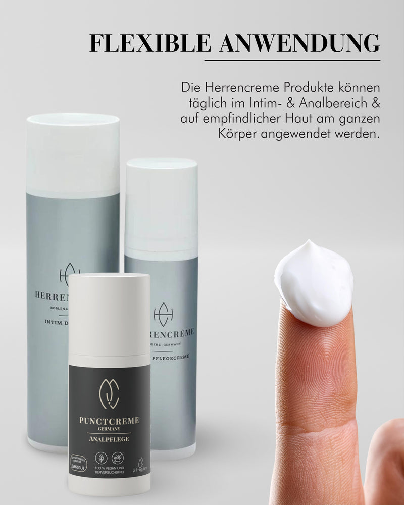 Geschenkset für Männer zur optimalen Pflege - Herrencreme Intimpflege-Set & Punctcreme